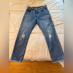 Levi 501 button denim jeans